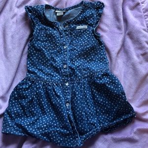 Calvin Klein girls denim star dress